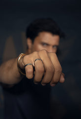 Stylish Wedding Ring - Silver